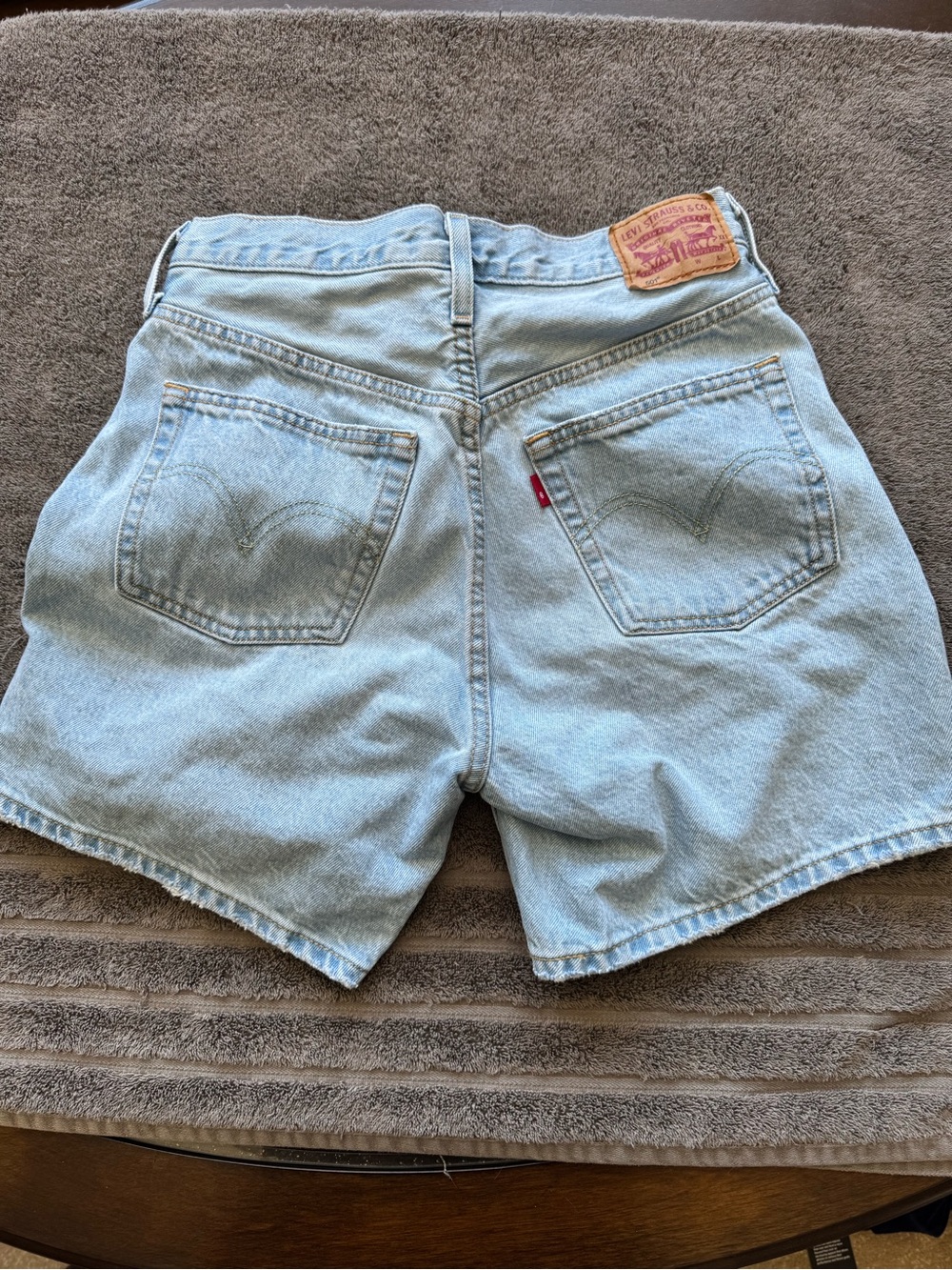 501 Levi’s light blue 5 pocket shorts-W28